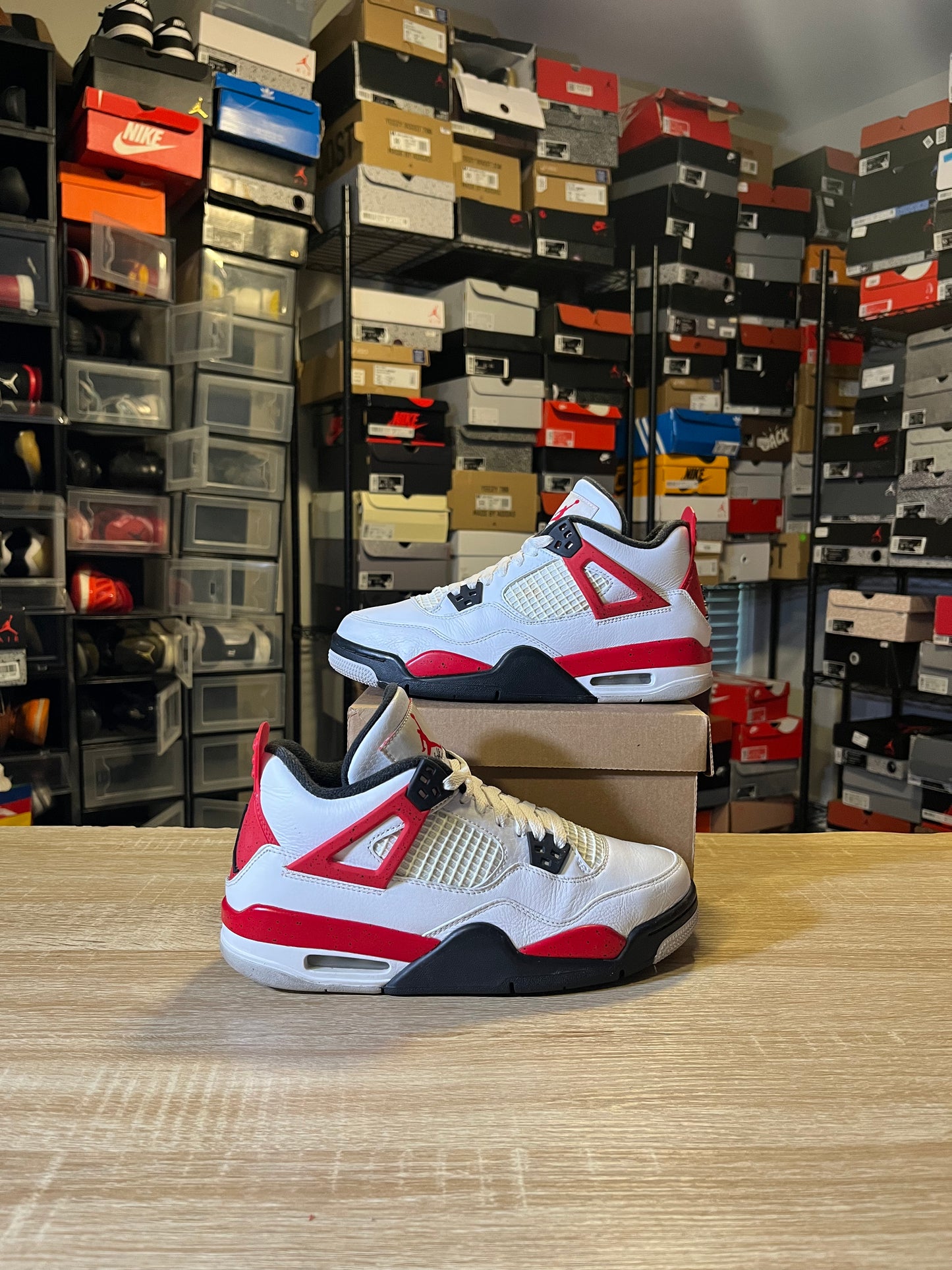 Size 6.5Y - AJ 4 Red Cement