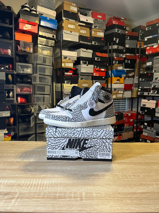 Size 12.5 - AJ 1 White Cement