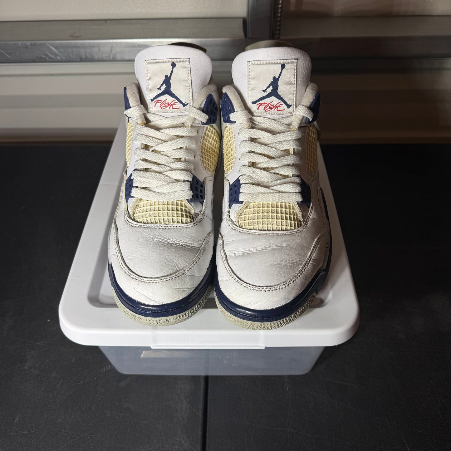 Size 11 - AJ 4 Midnight Navy
