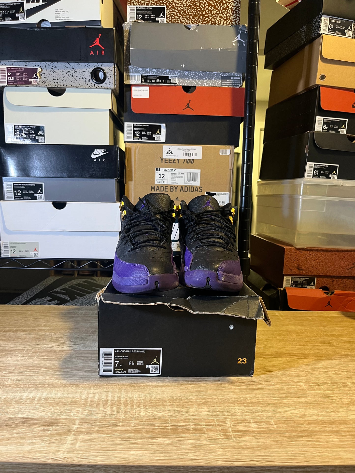 Size 7Y - AJ 12 Field Purple