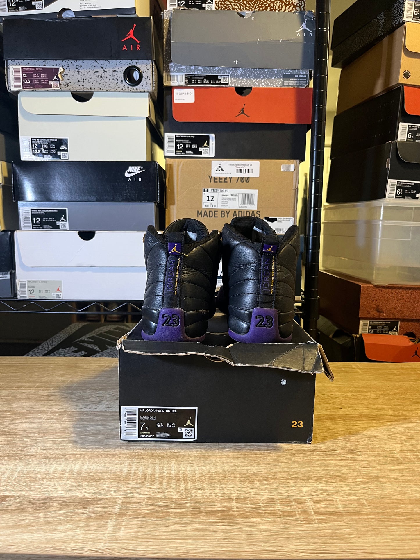 Size 7Y - AJ 12 Field Purple