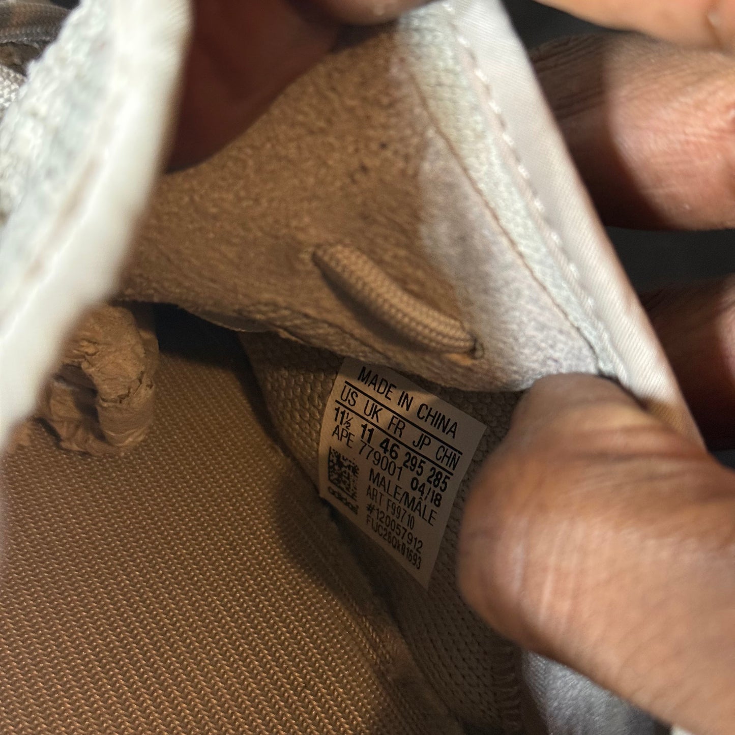 Size 11.5 - Yeezy 350 Sesame