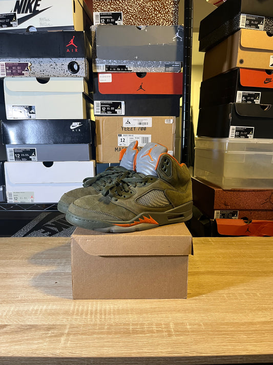 Size 8.5 - AJ 5 Olive