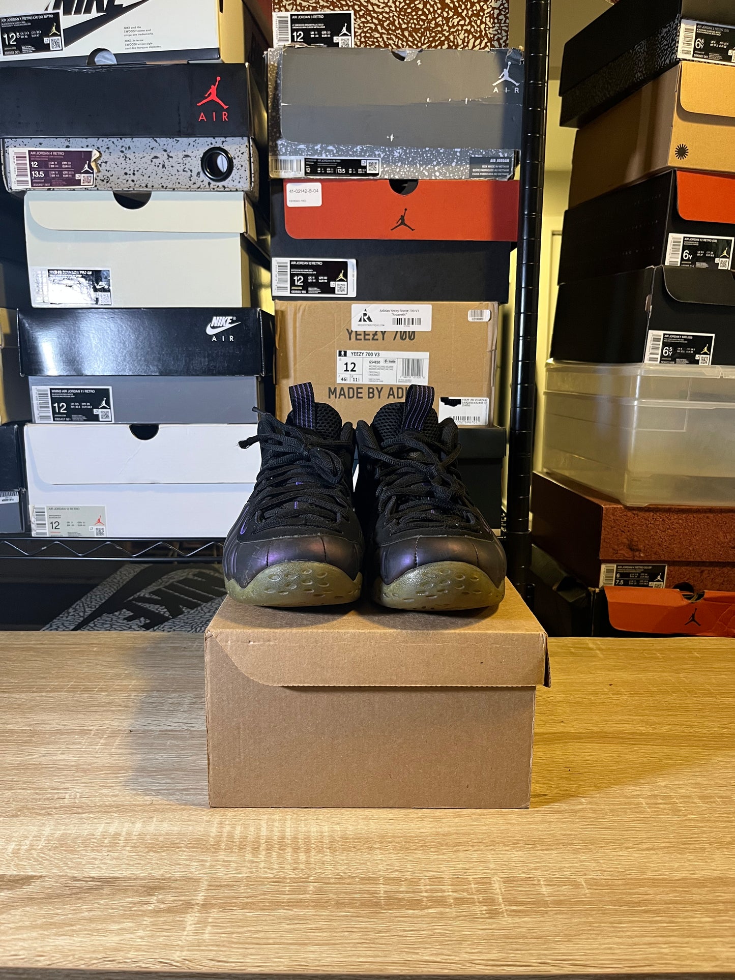 Size 9 - Foamposite Eggplant 2017