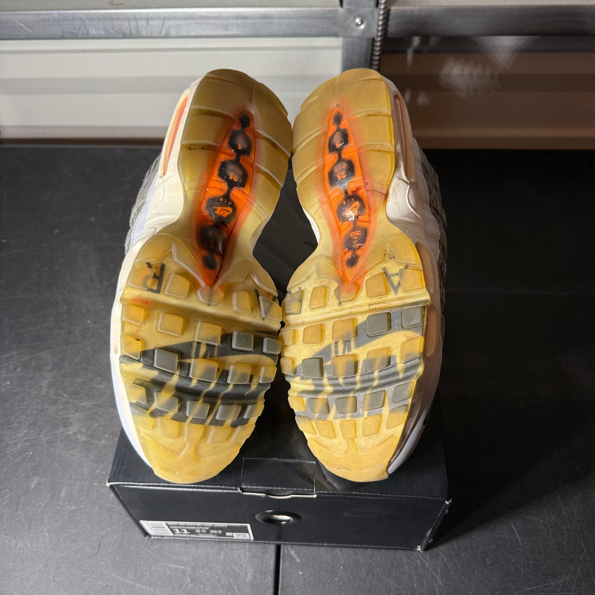 Size 11 - Air Max 95 Kim Jones Black Total Orange