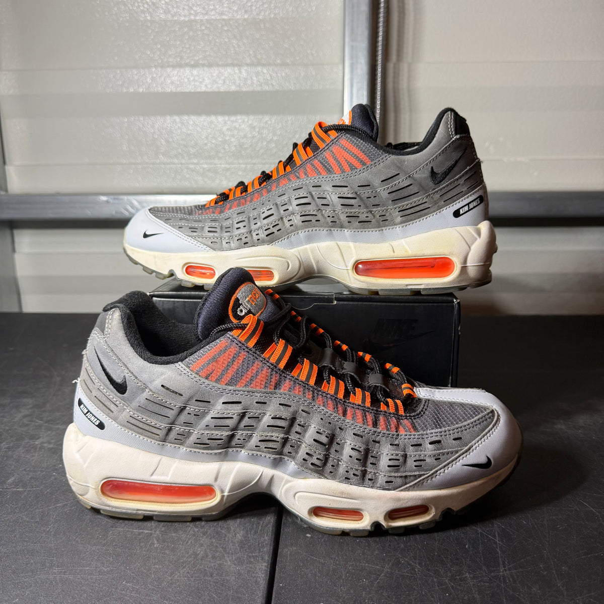 Size 11 - Air Max 95 Kim Jones Black Total Orange