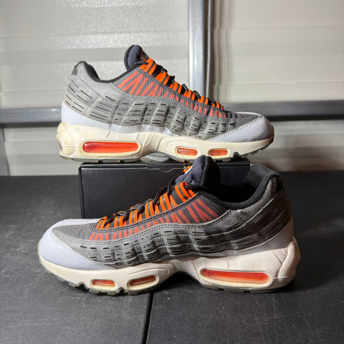 Size 11 - Air Max 95 Kim Jones Black Total Orange
