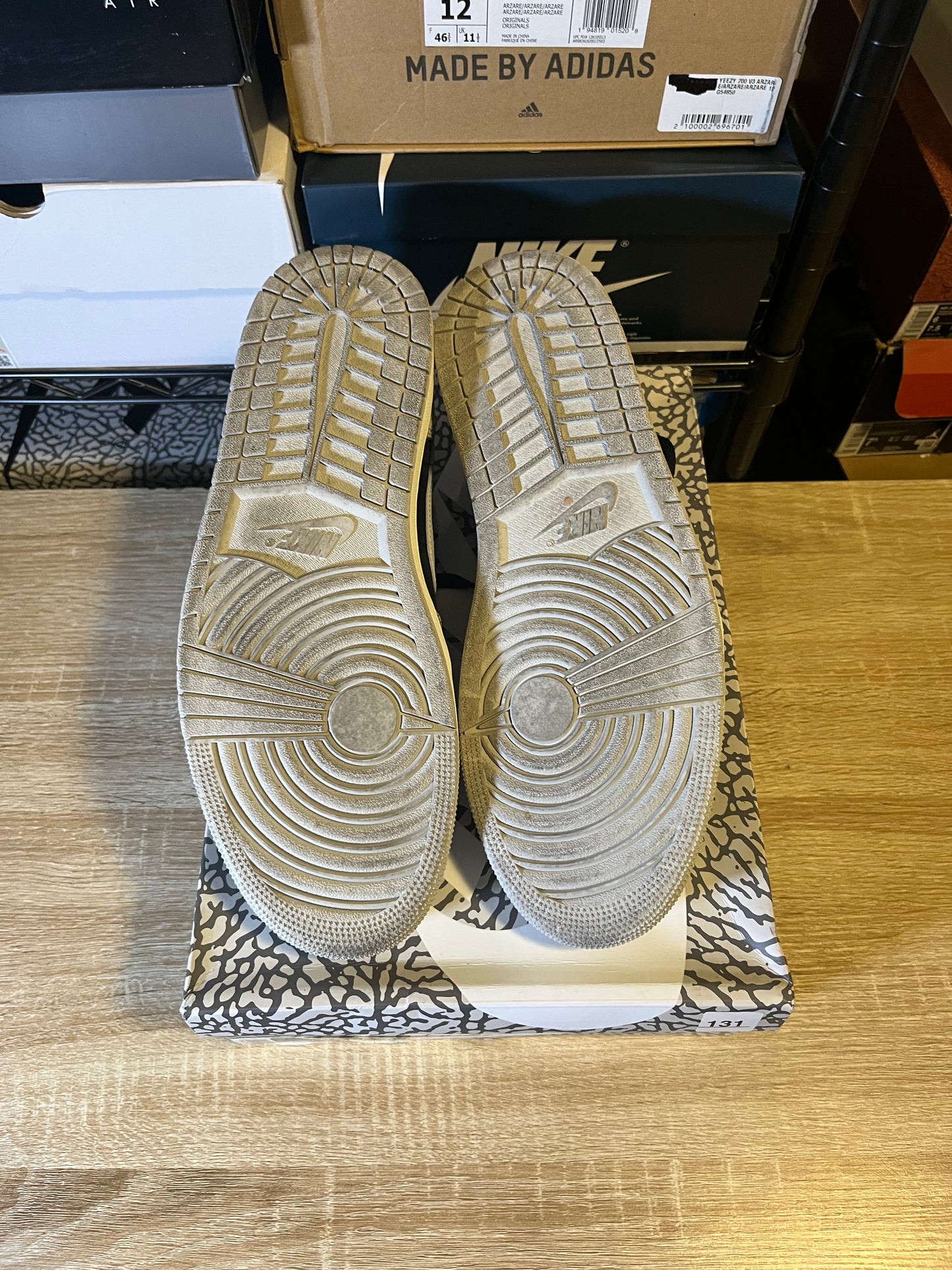 Size 13 - AJ 1 Low White Cement