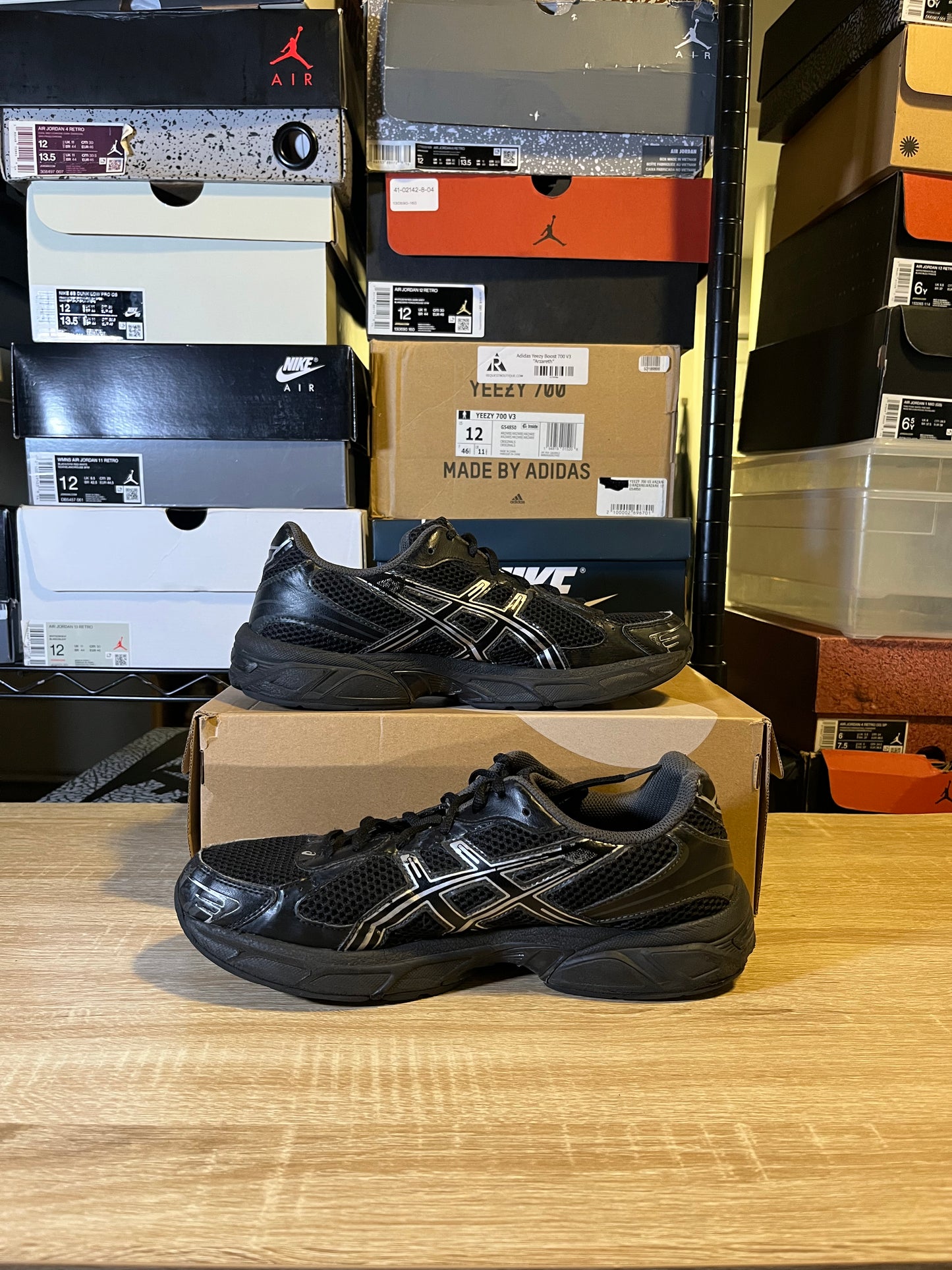Size 9.5 - ASICS 1130 Black