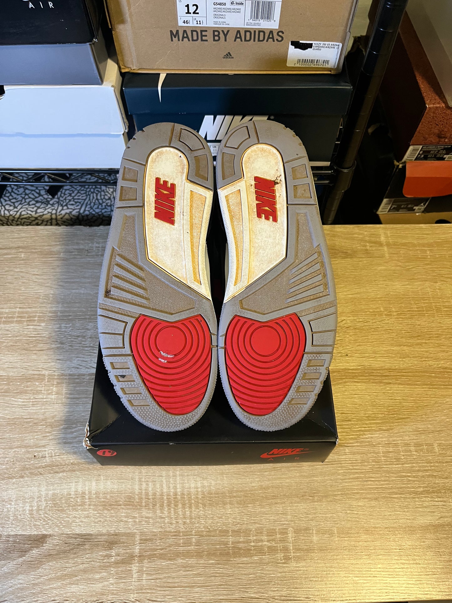 Size 9.5 - AJ 3 Black Cement