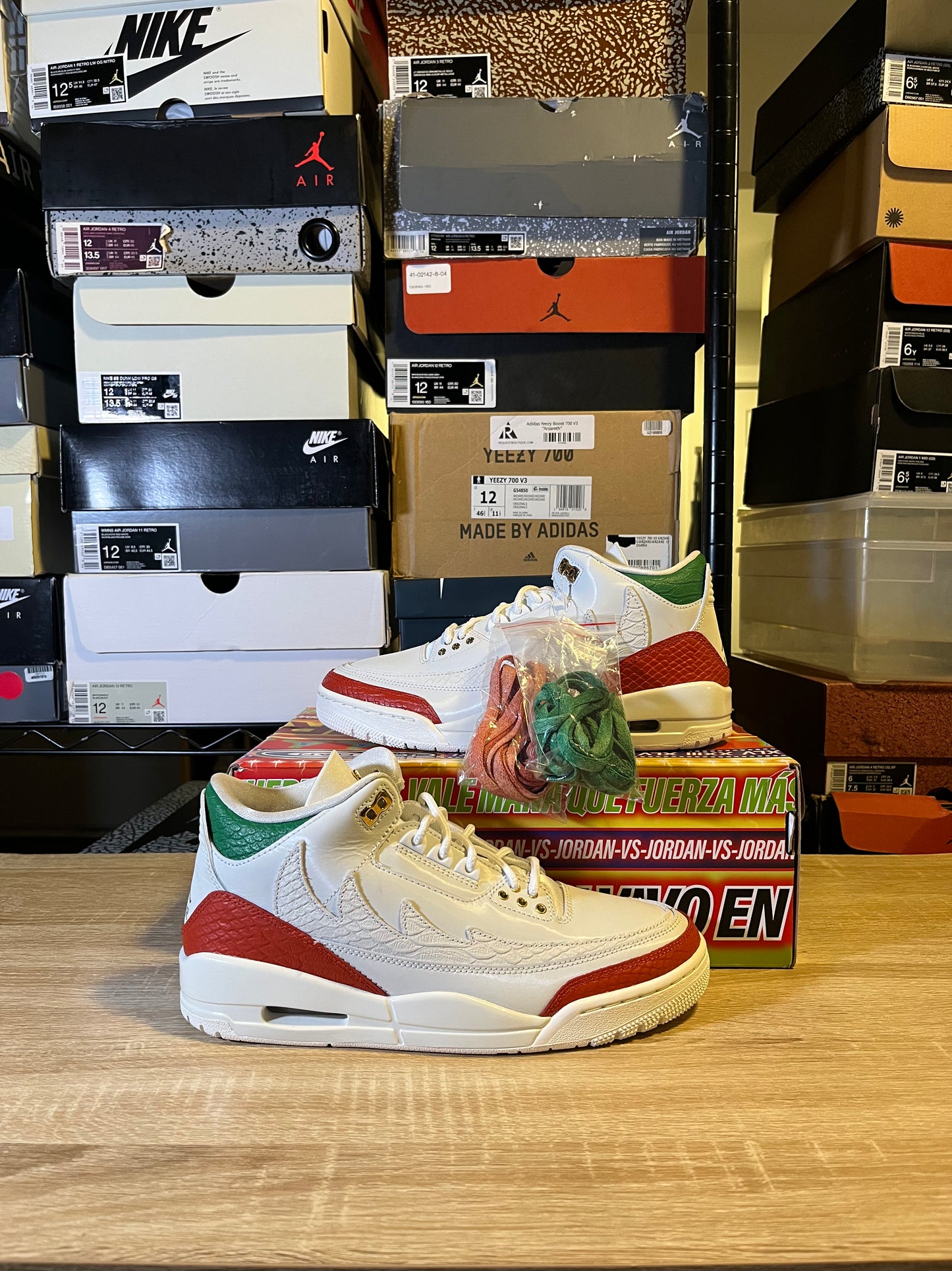 Size 8.5 - AJ 3 El Vuelo Summit White