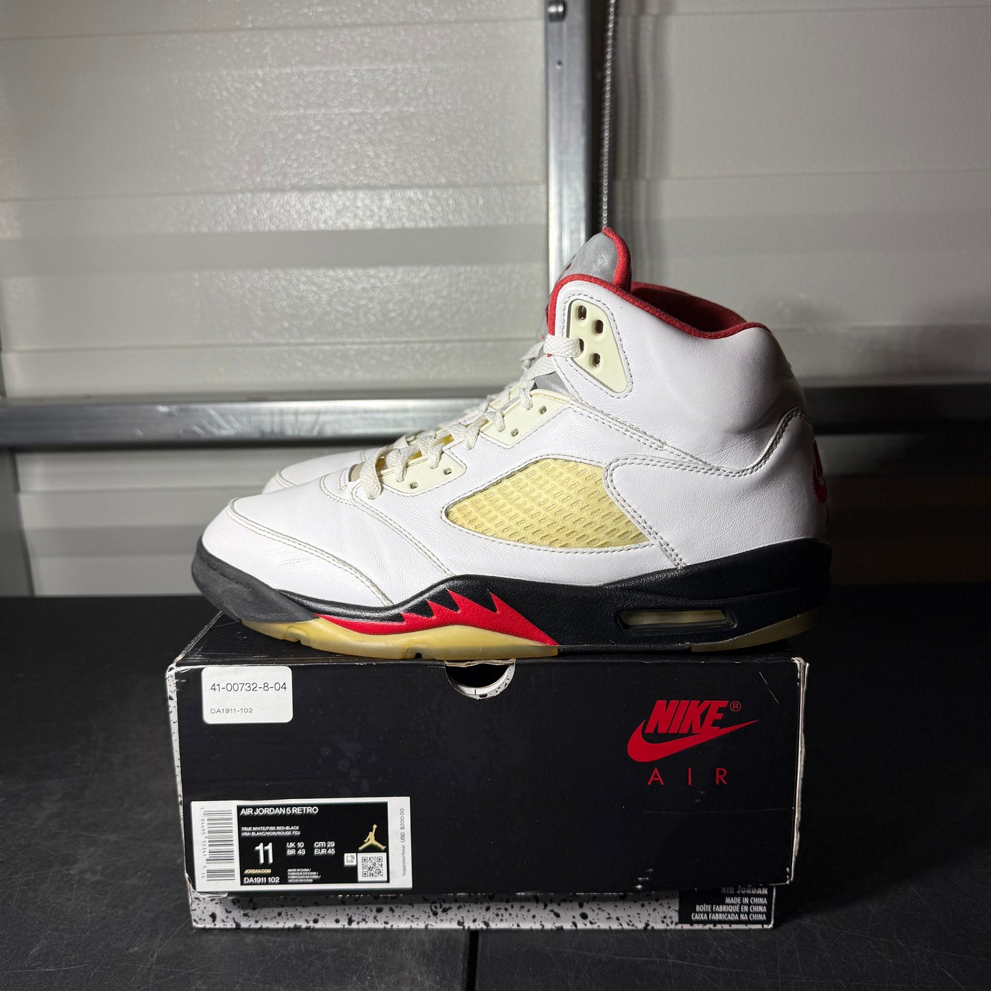Size 11 - AJ 5 Fire Red
