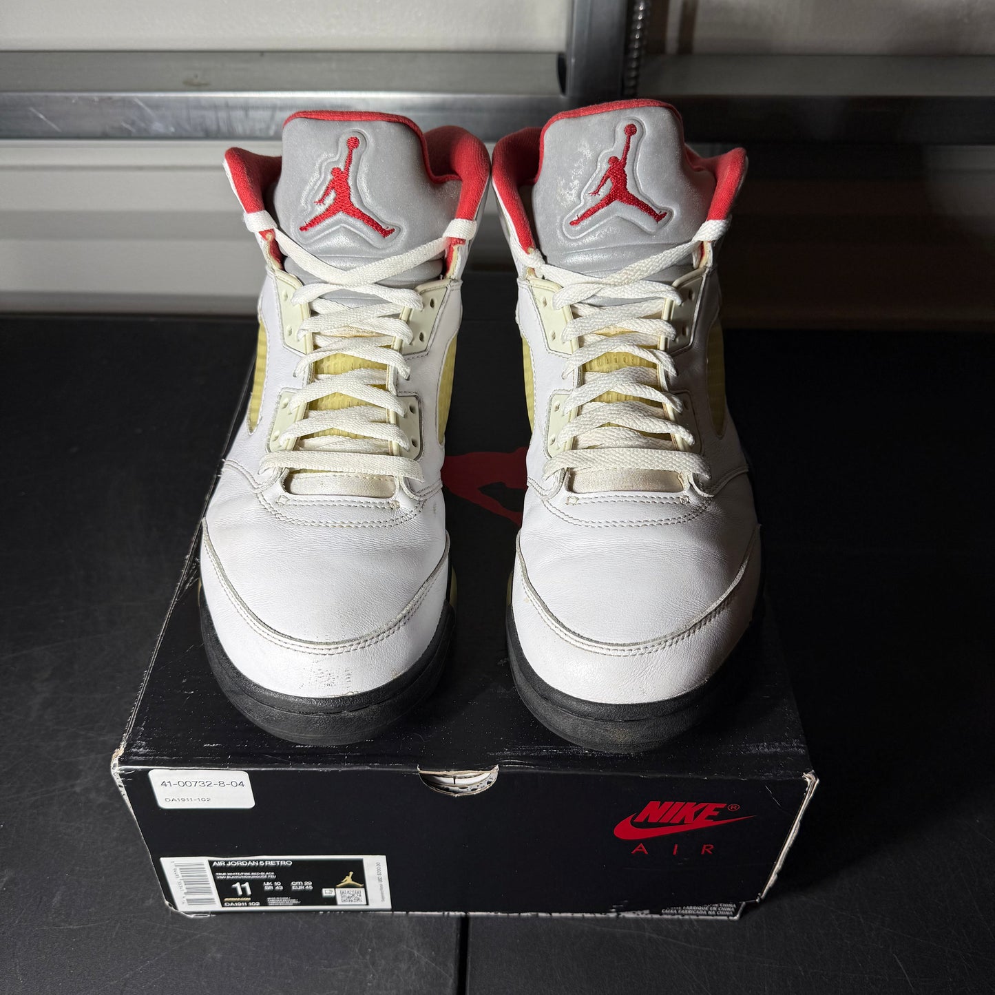 Size 11 - AJ 5 Fire Red