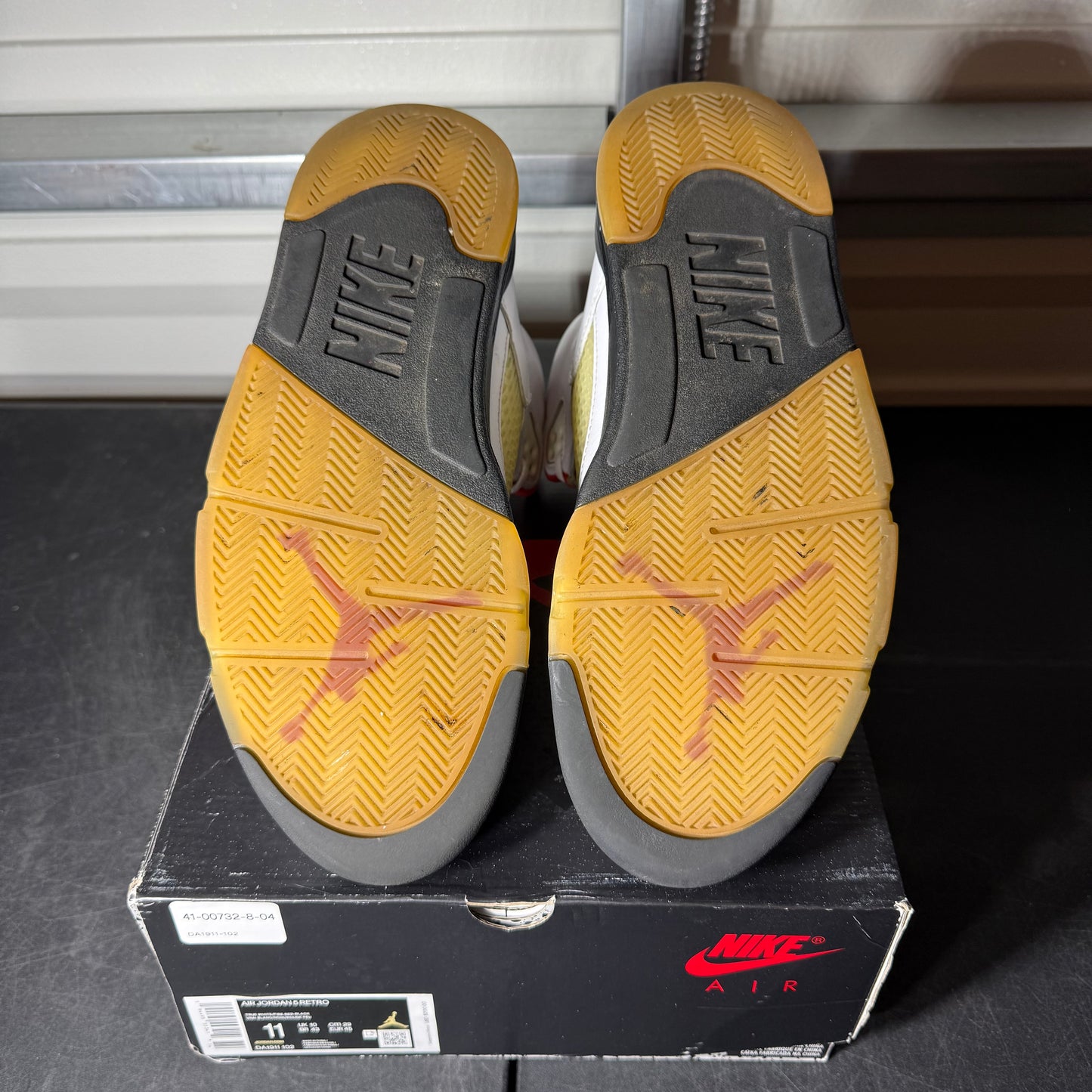 Size 11 - AJ 5 Fire Red