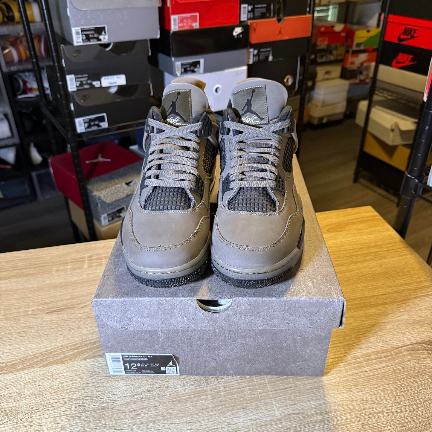 Size 12.5 - AJ 4 Cave Stone