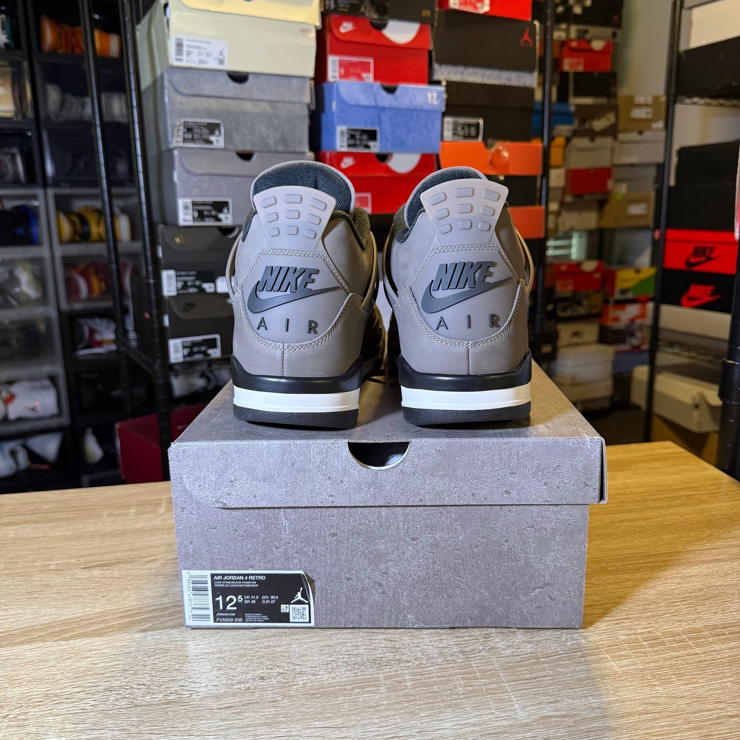 Size 12.5 - AJ 4 Cave Stone