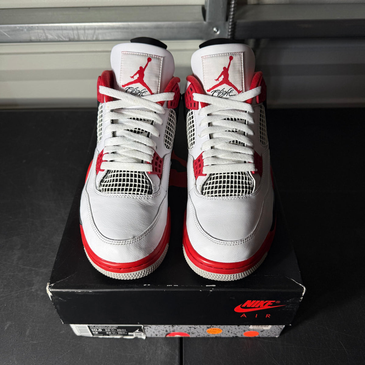 Size 10.5 - AJ 4 Fire Red