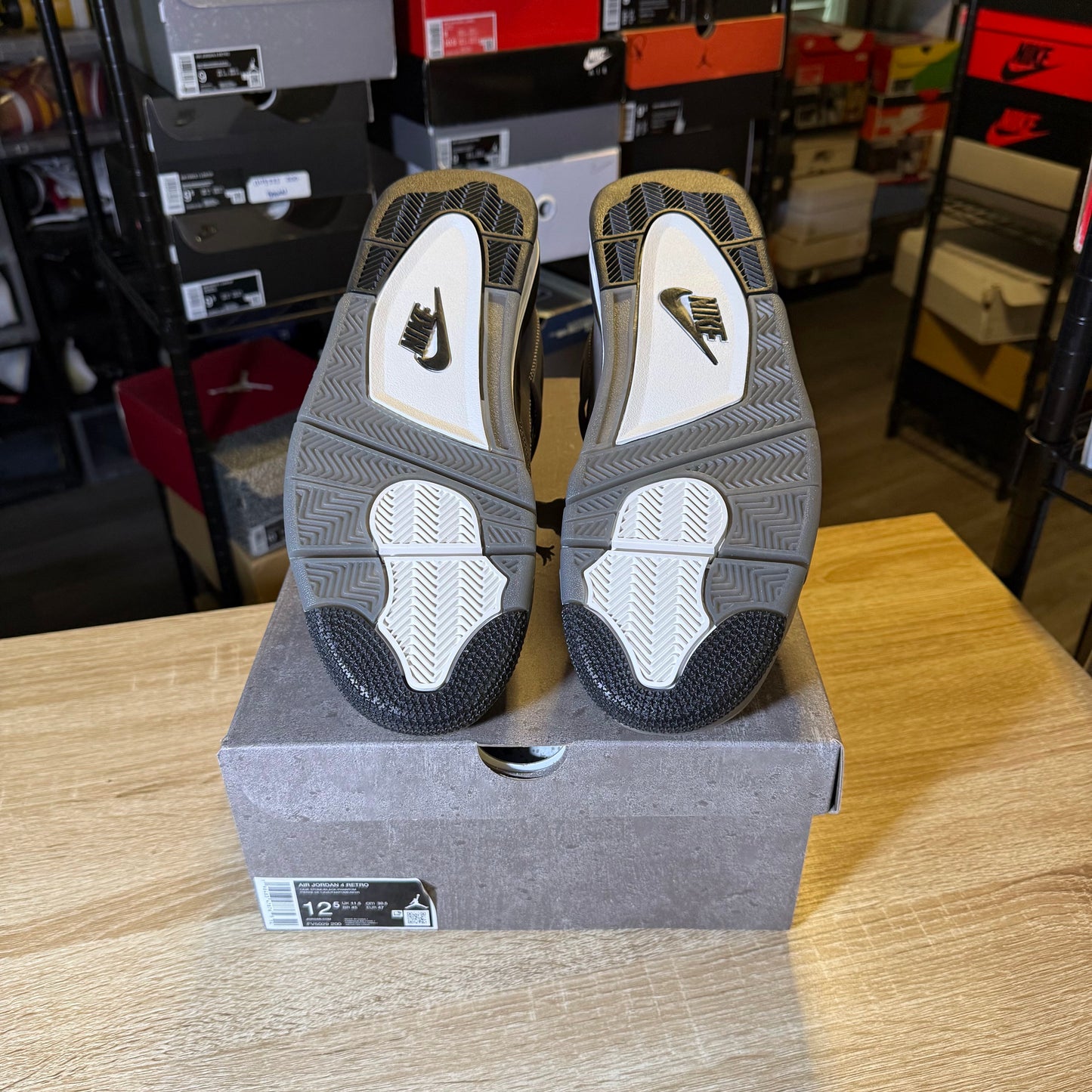 Size 12.5 - AJ 4 Cave Stone
