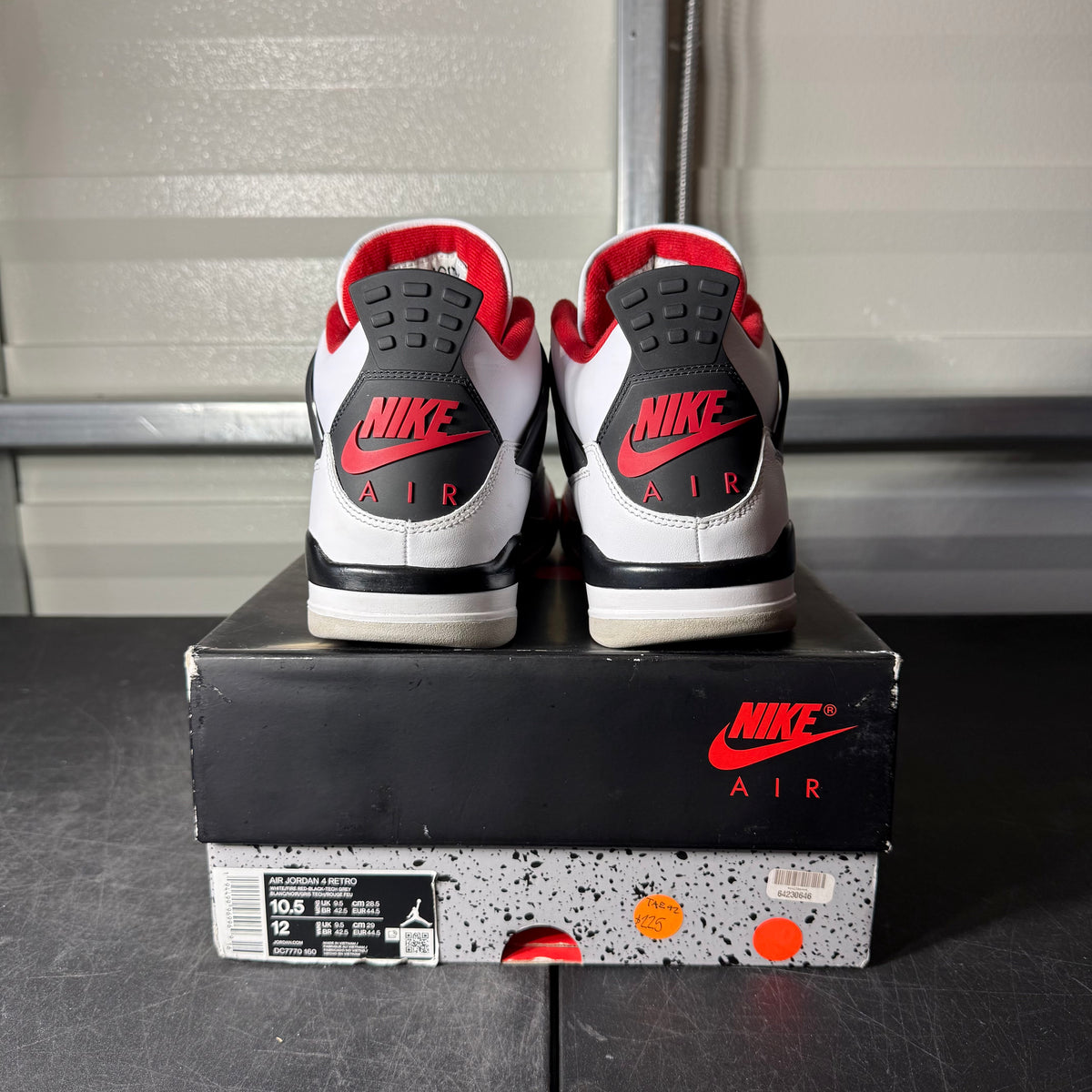 Size 10.5 - AJ 4 Fire Red
