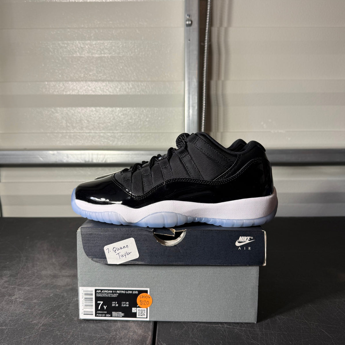 Size 7Y - AJ 11 Low Space Jam