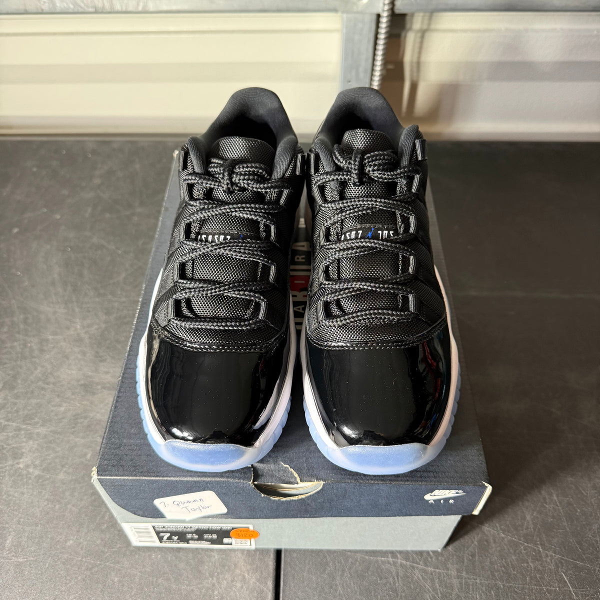 Size 7Y - AJ 11 Low Space Jam