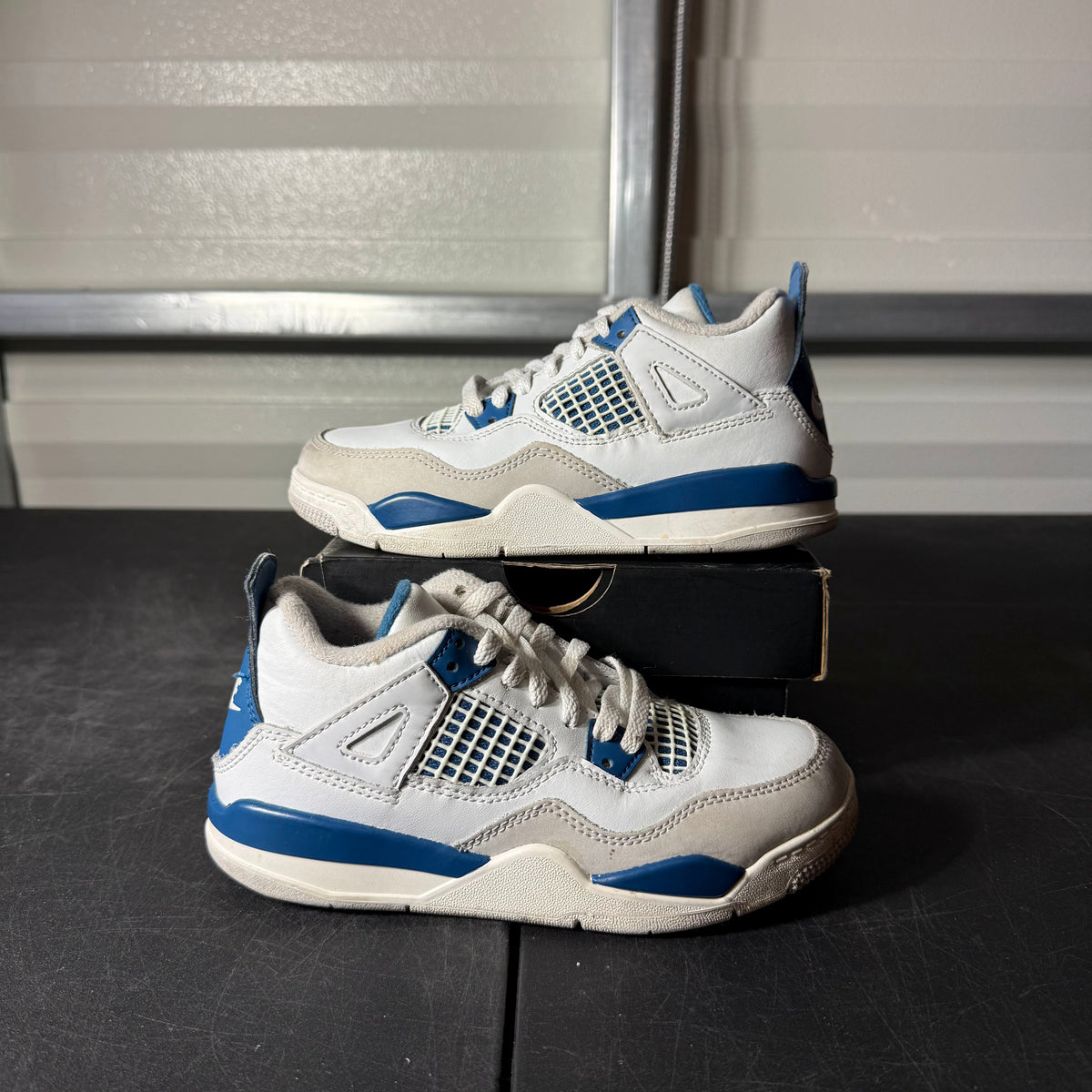 Size 13C - AJ 4 Military Blue