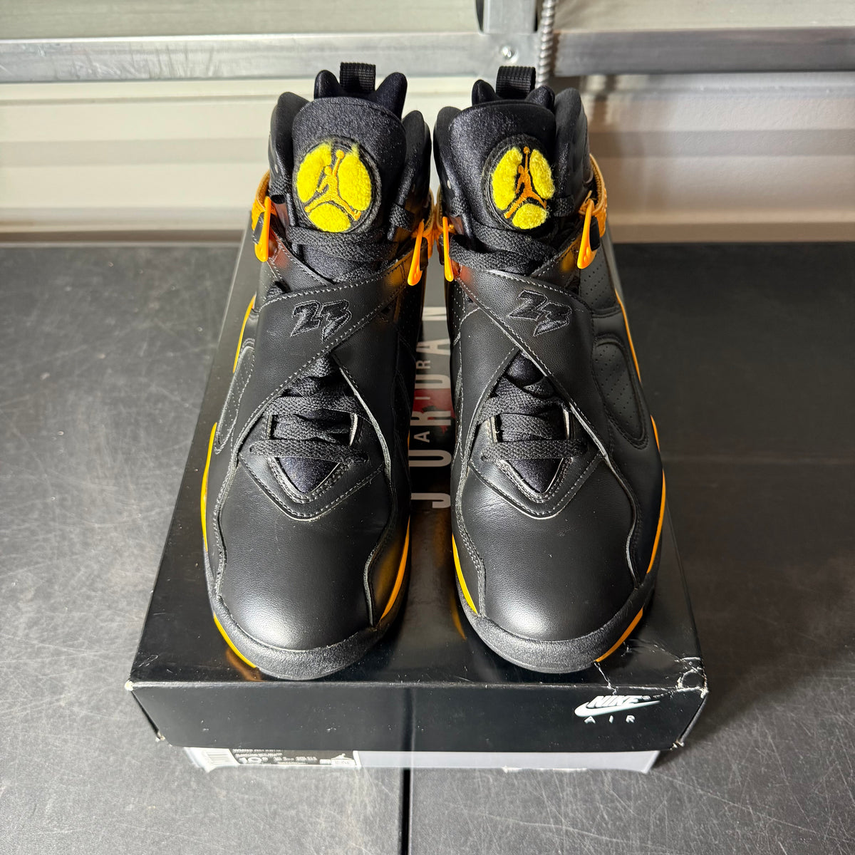 Size 10.5W - AJ 8 Taxi Yellow Black