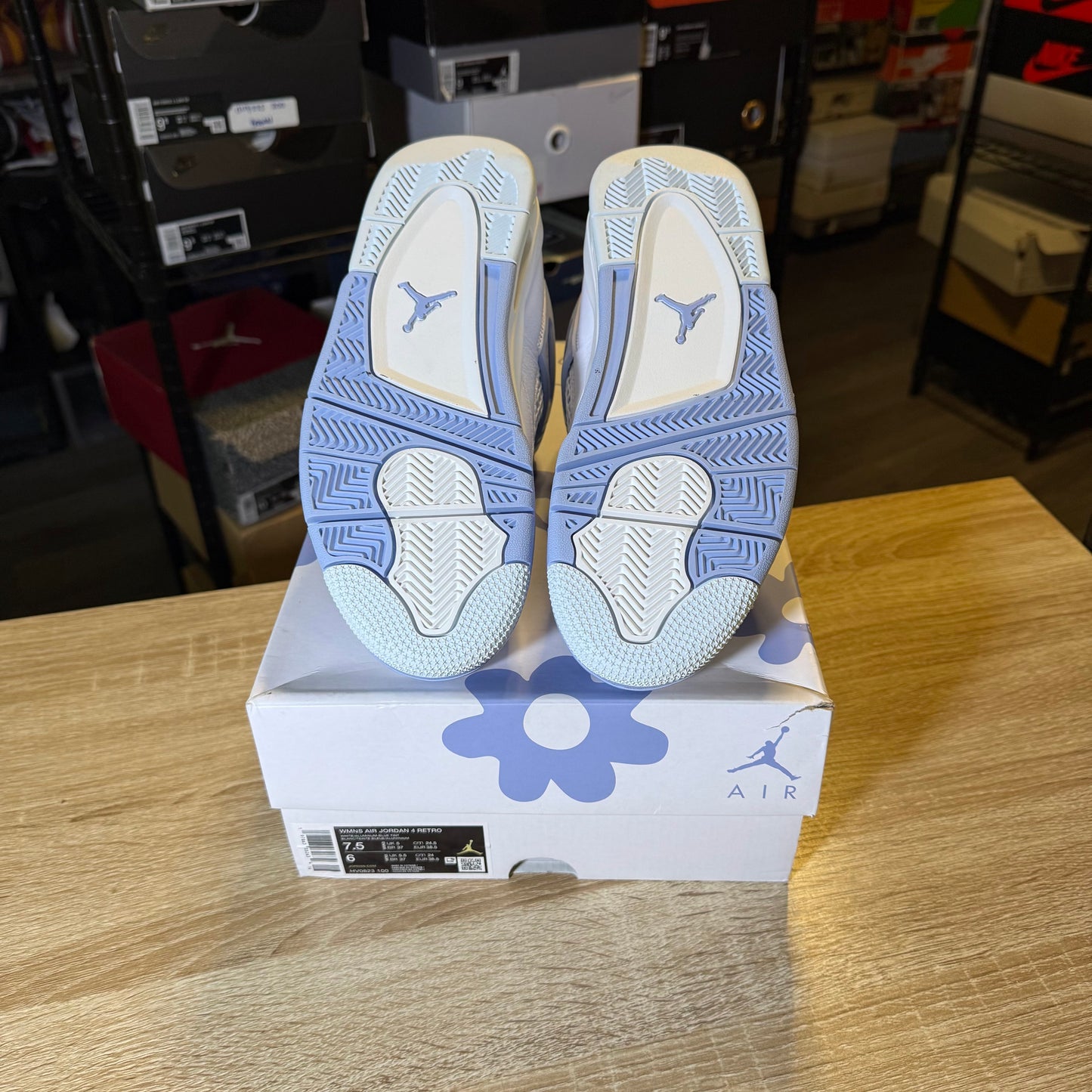 Size 6 - AJ 4 Forget Me Not