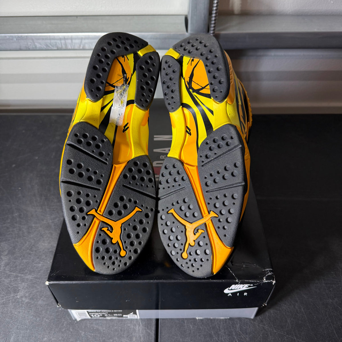 Size 10.5W - AJ 8 Taxi Yellow Black