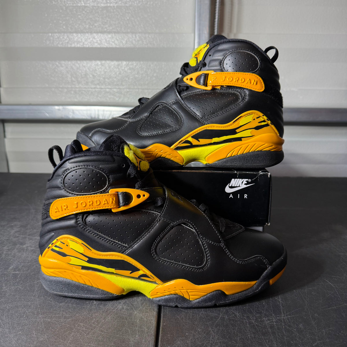 Size 10.5W - AJ 8 Taxi Yellow Black