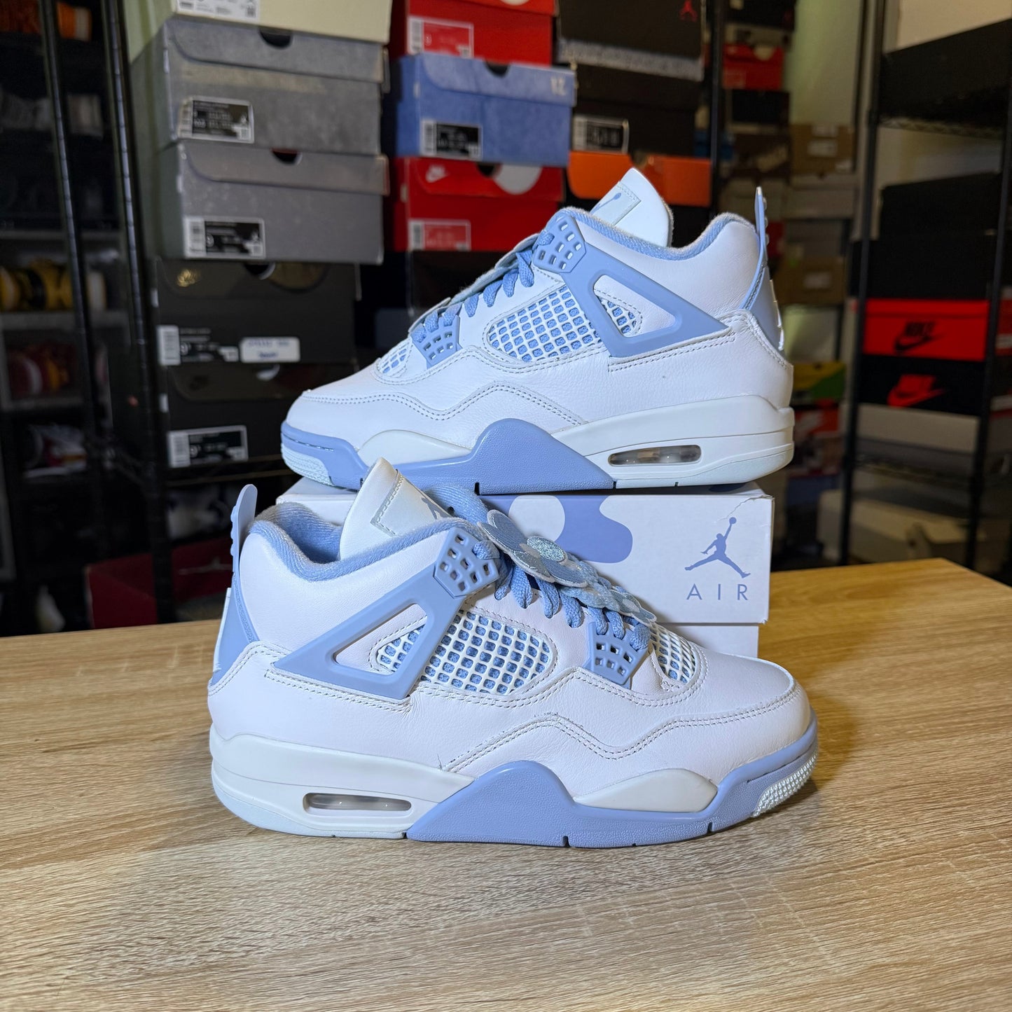 Size 6 - AJ 4 Forget Me Not