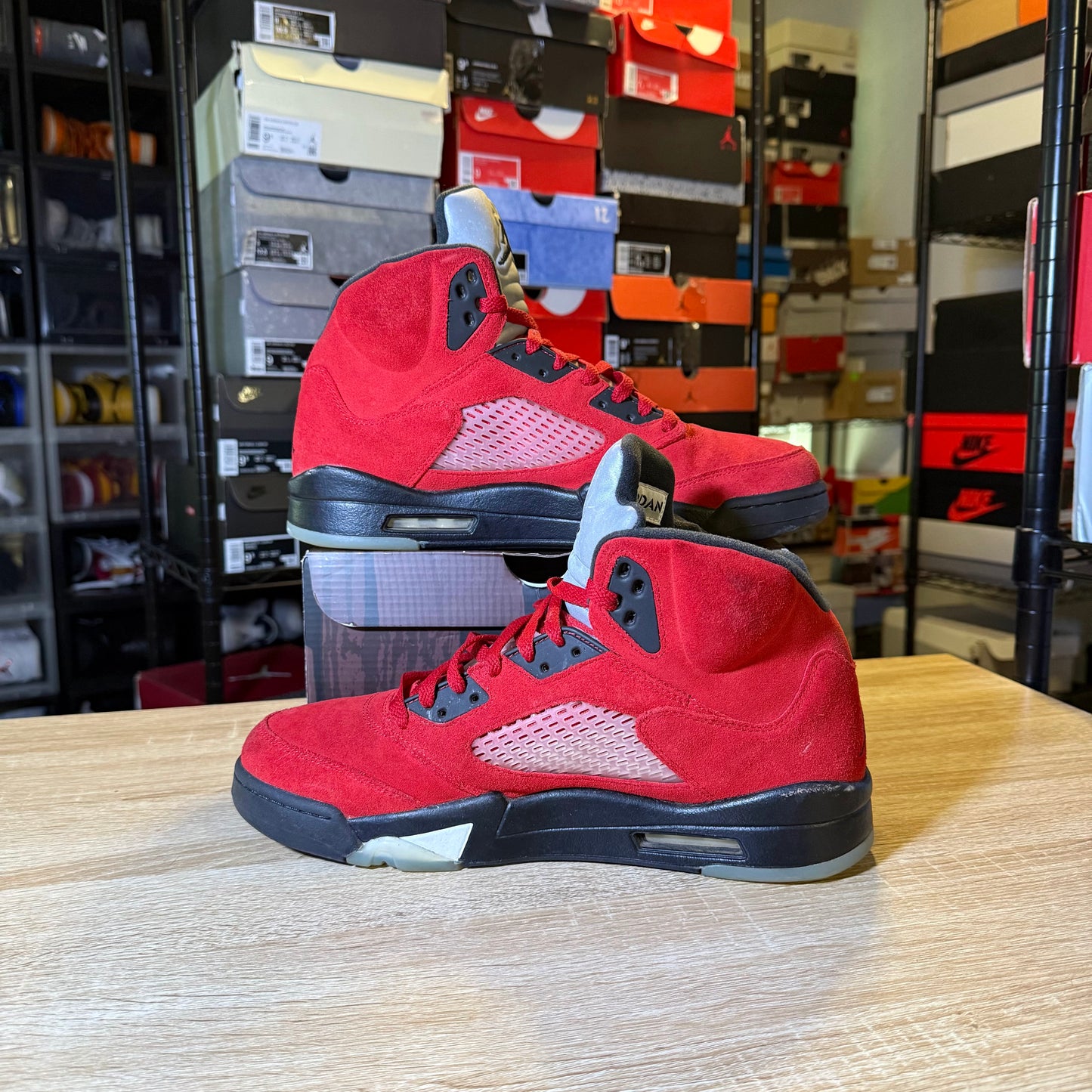 Size 12 - AJ 5 Raging Bull