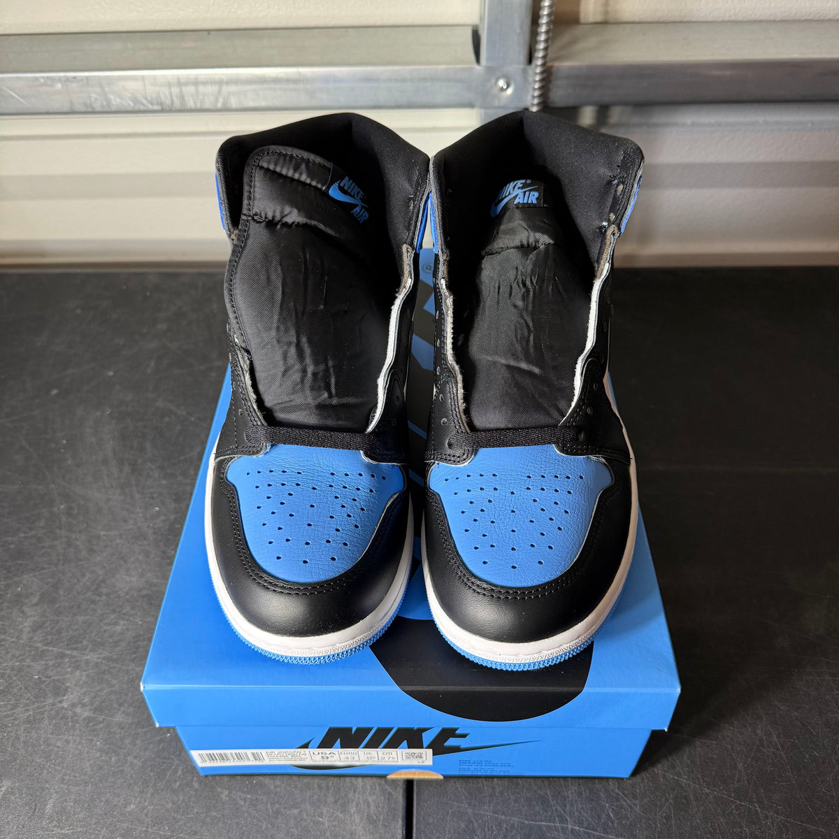 Size 9.5 - AJ 1 UNC Toe