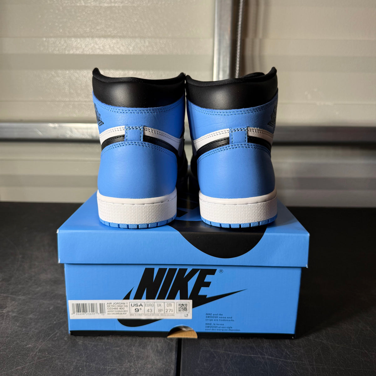 Size 9.5 - AJ 1 UNC Toe