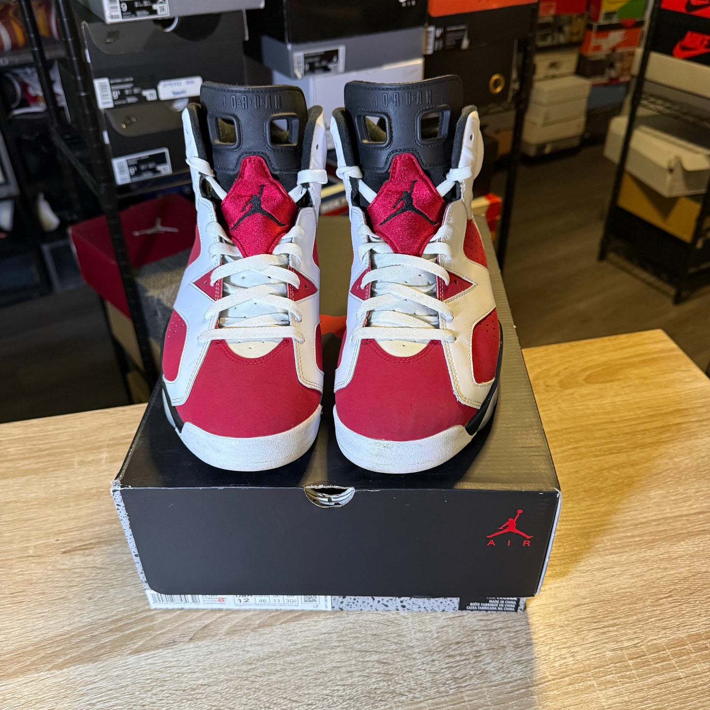 Size 12 - AJ 6 Carmine
