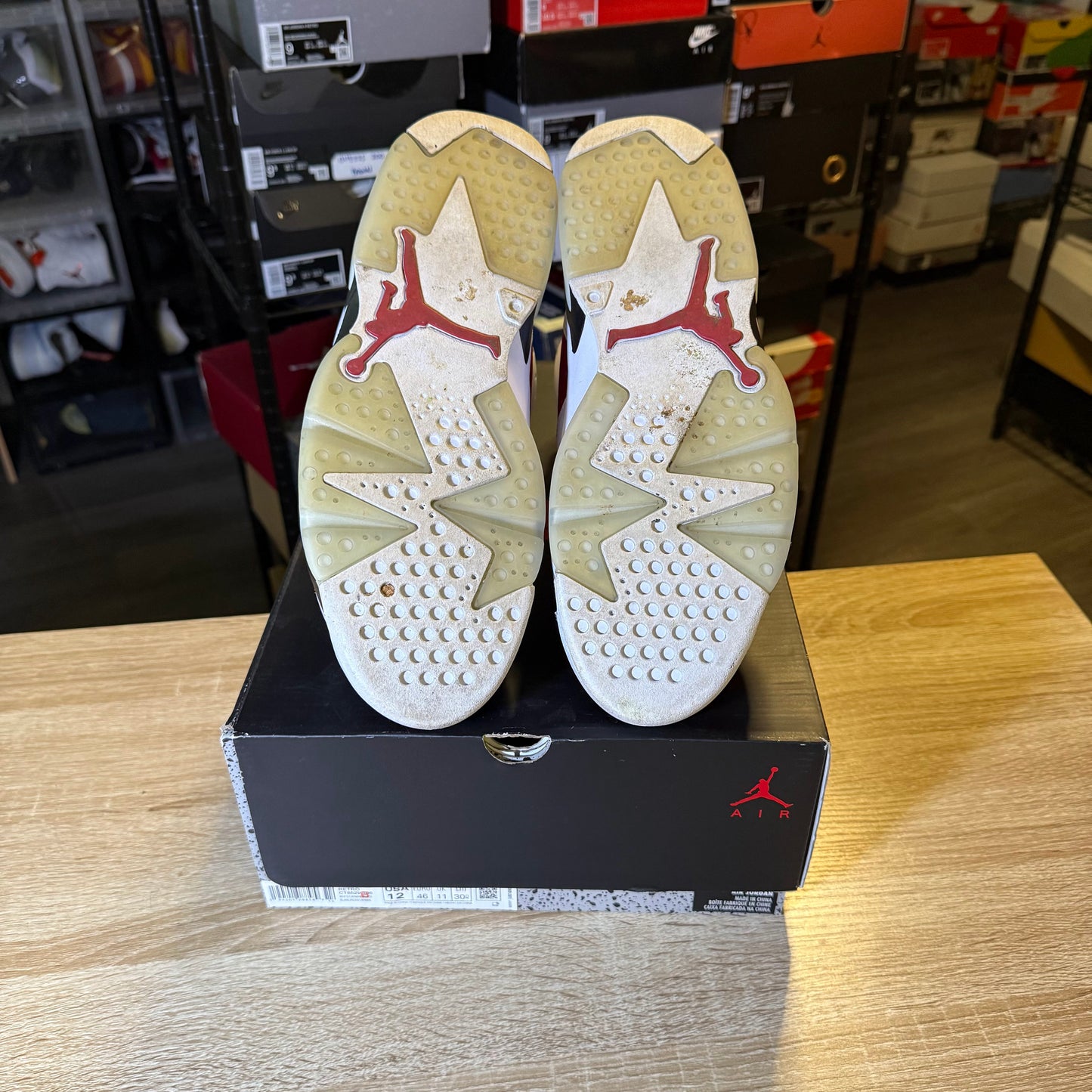 Size 12 - AJ 6 Carmine