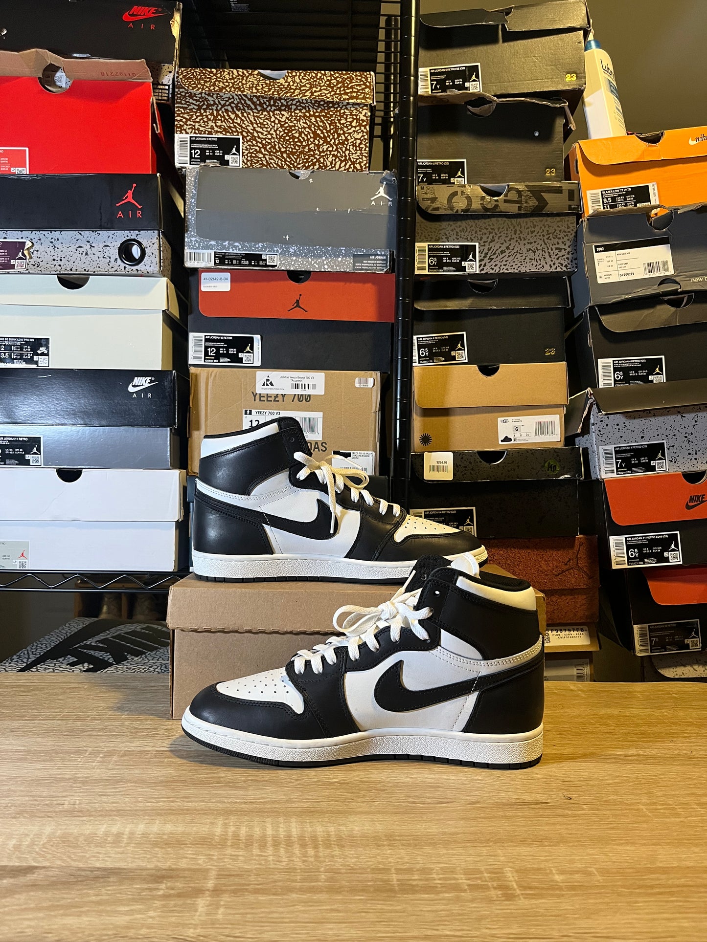 Size 11 – AJ 1 ’85 Black White