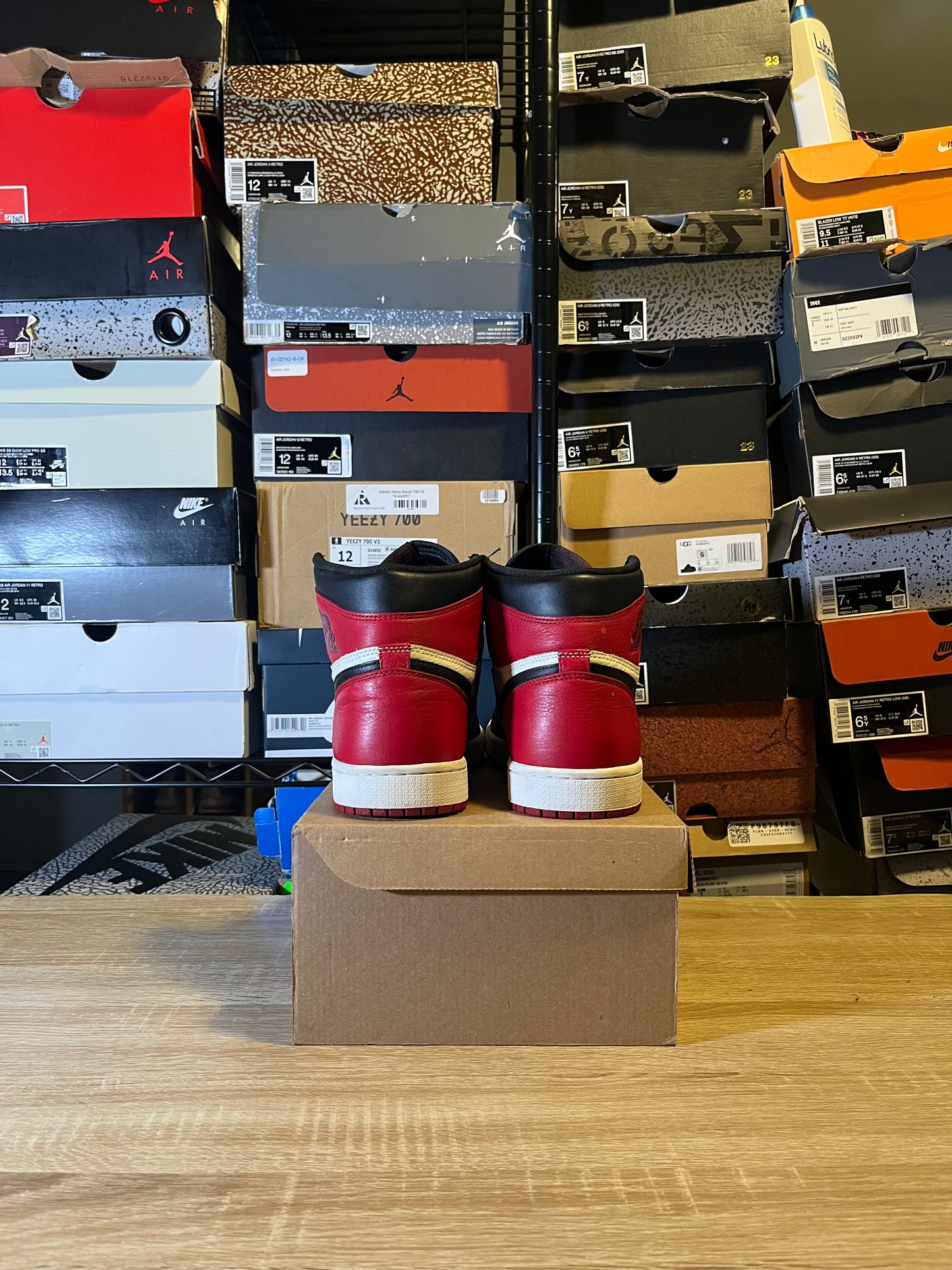 Size 11 – AJ 1 Bred Toe