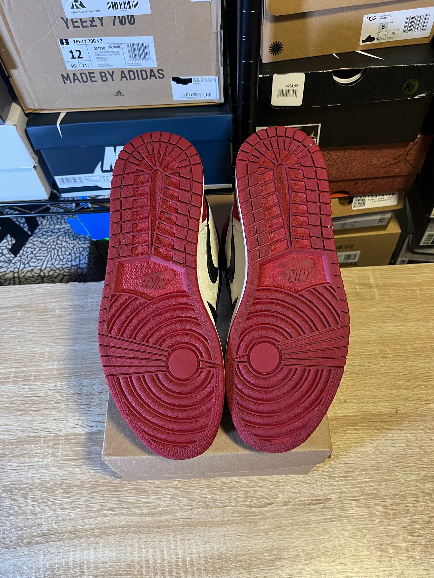 Size 11 – AJ 1 Bred Toe