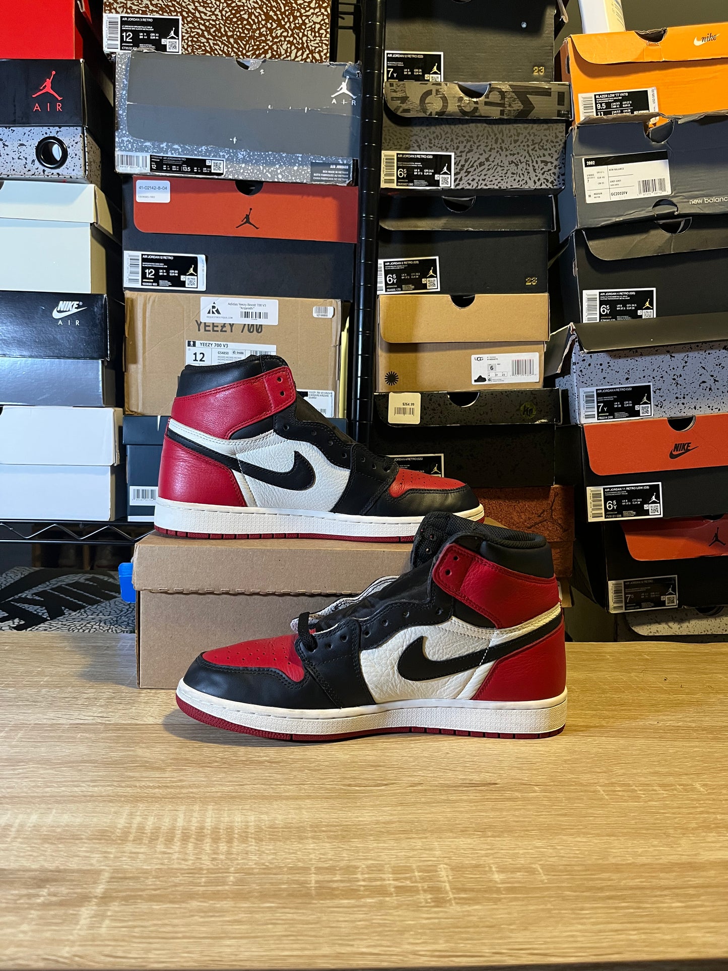 Size 11 – AJ 1 Bred Toe