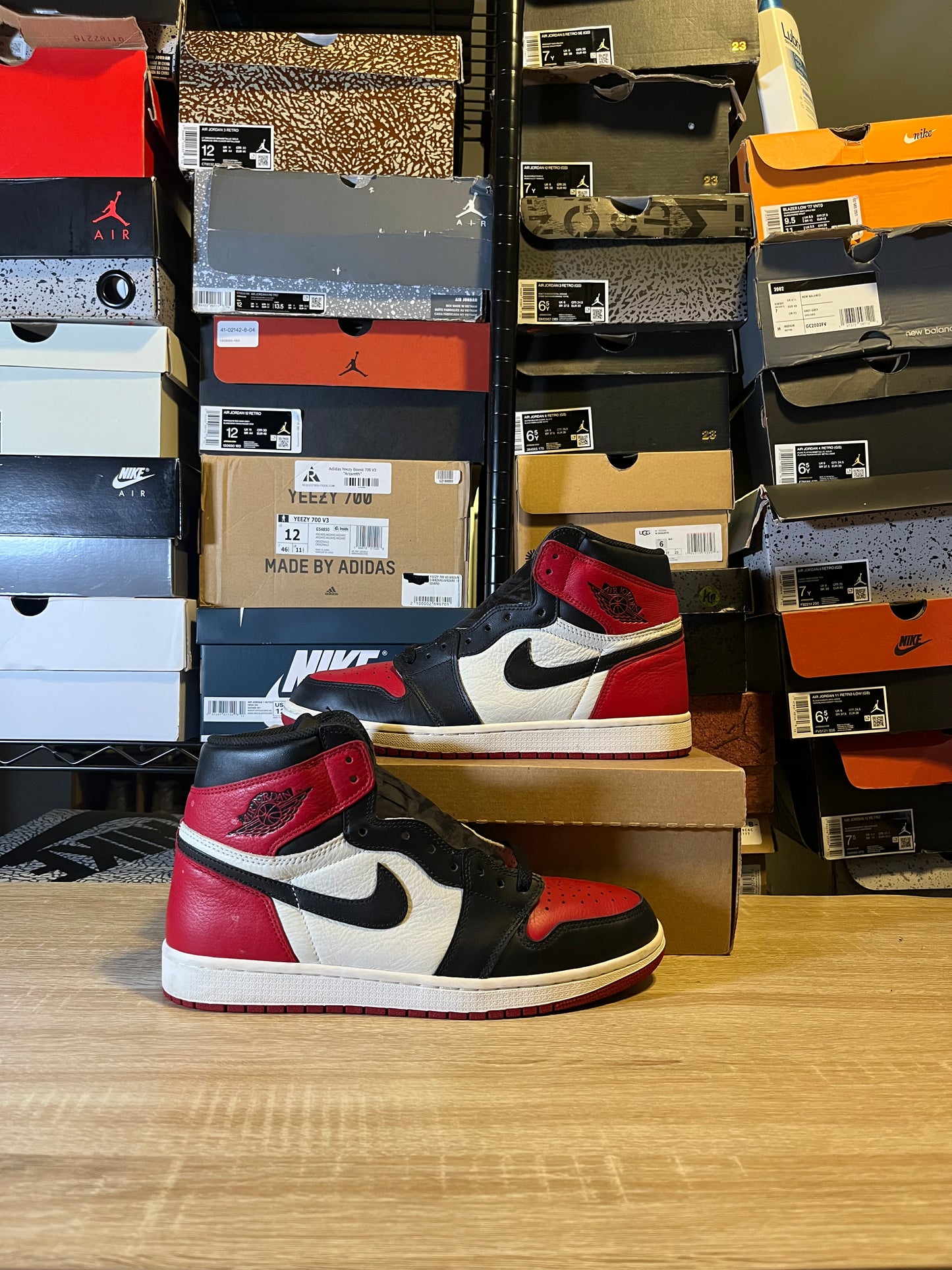 Size 11 – AJ 1 Bred Toe