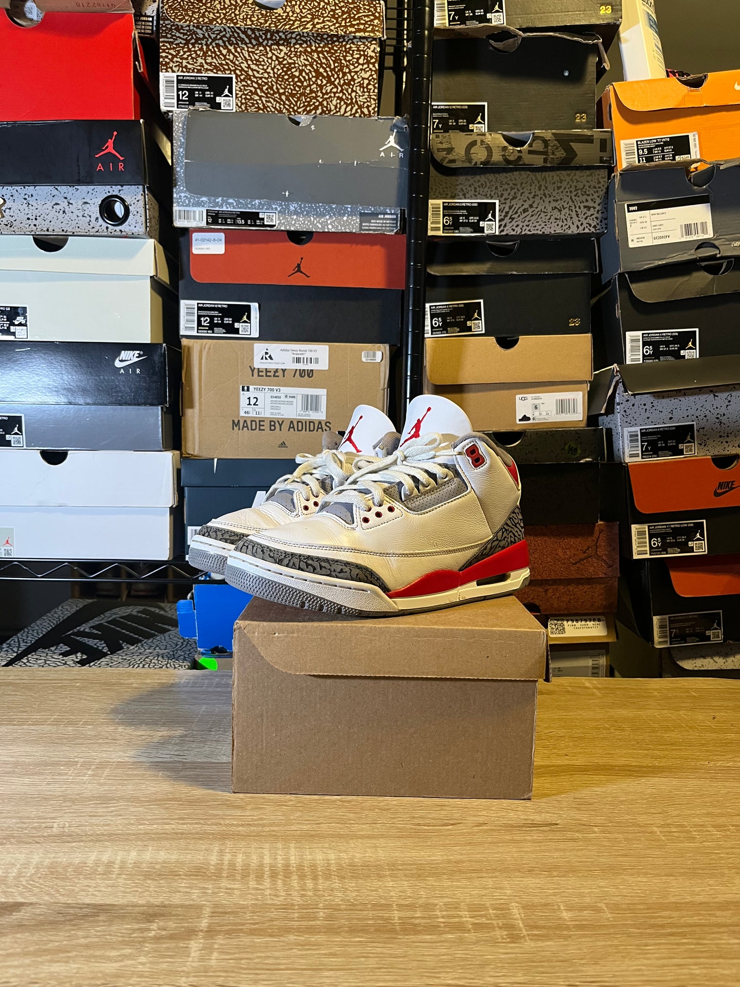 Size 10 – AJ 3 Fire Red