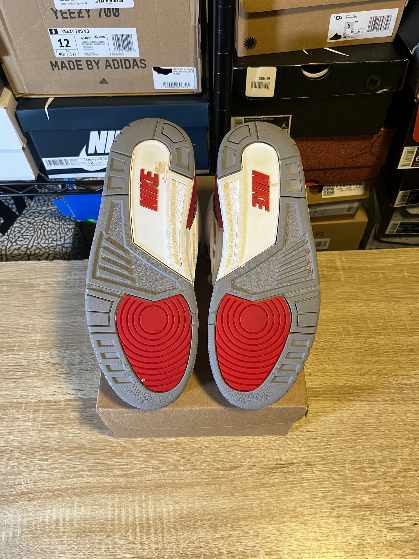 Size 10 – AJ 3 Fire Red