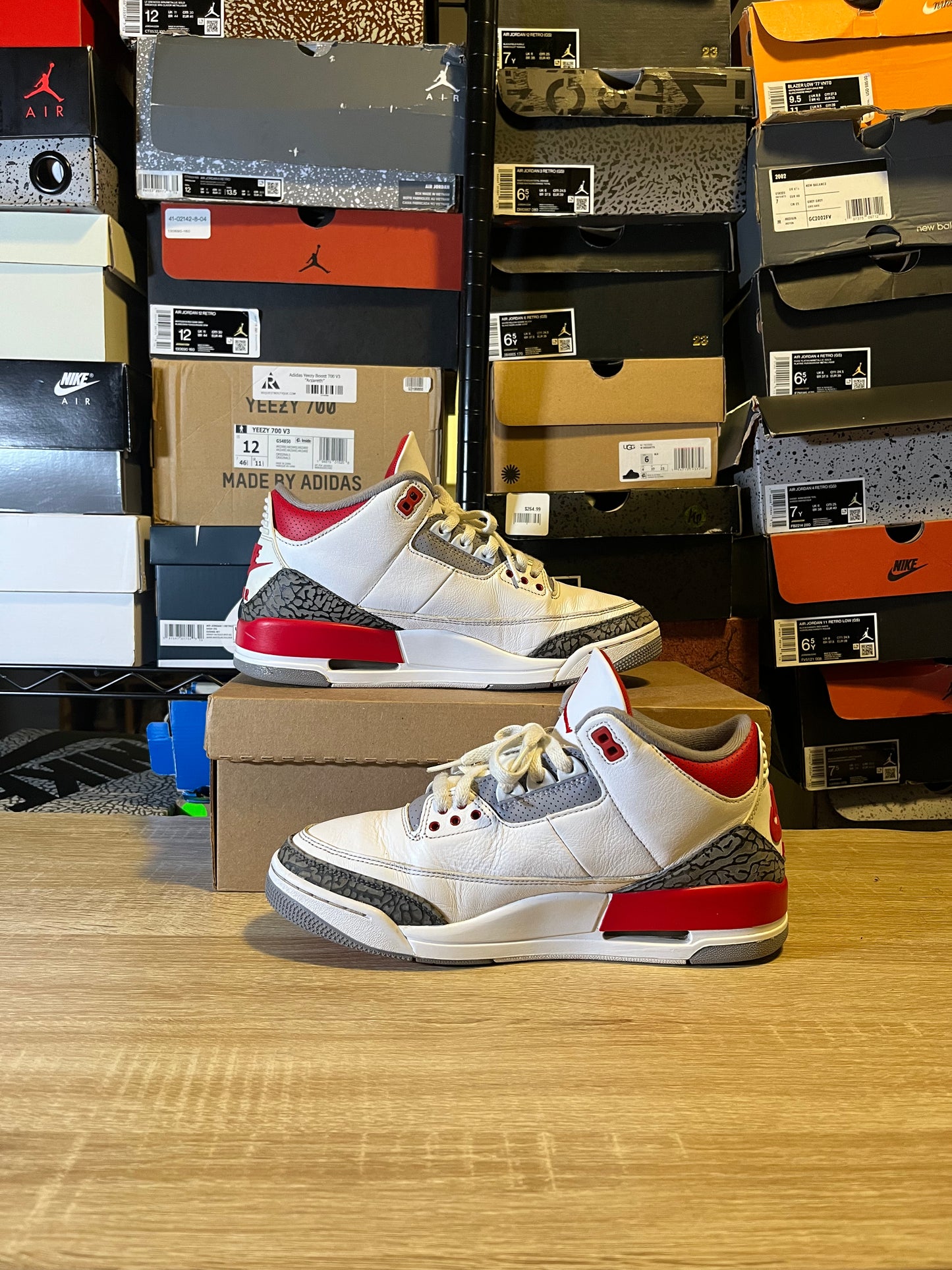 Size 10 – AJ 3 Fire Red