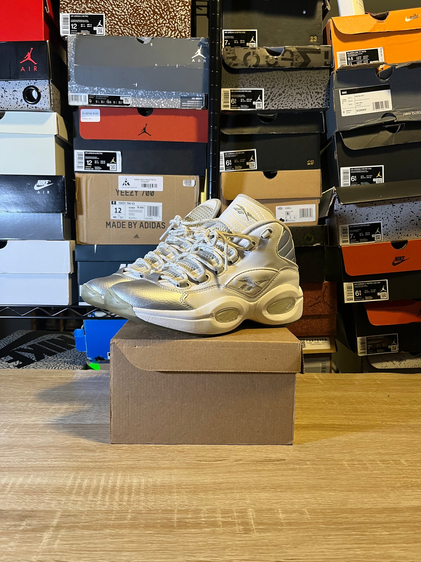 Size 10 - Reebok Question Mid 25th Anniversary