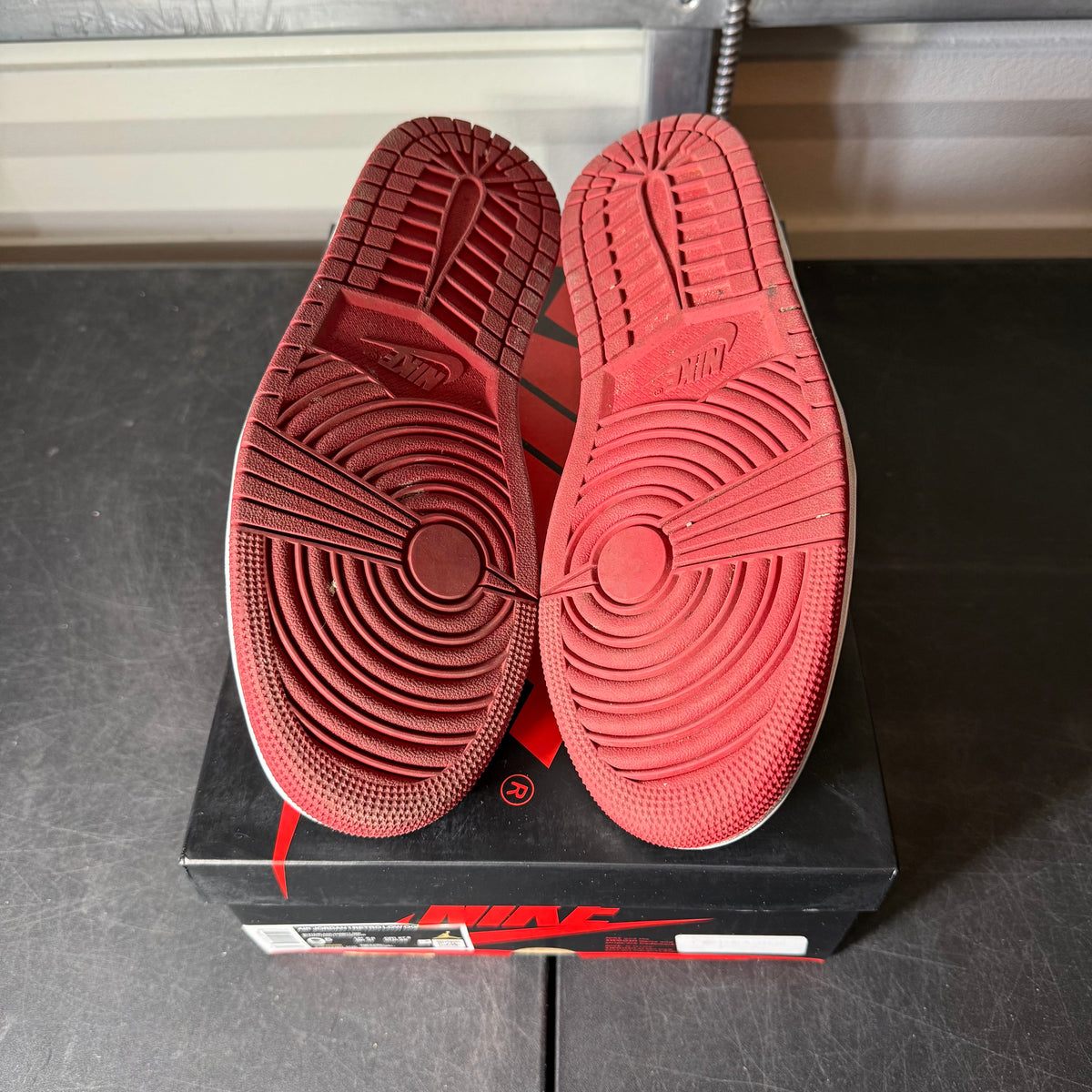 Size 9.5 - AJ 1 Low Black Toe