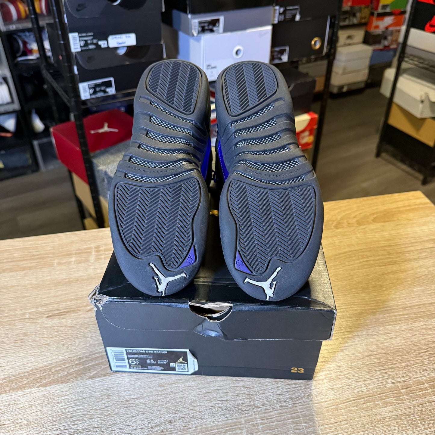 Size 6.5 - AJ 12 Dark Concord