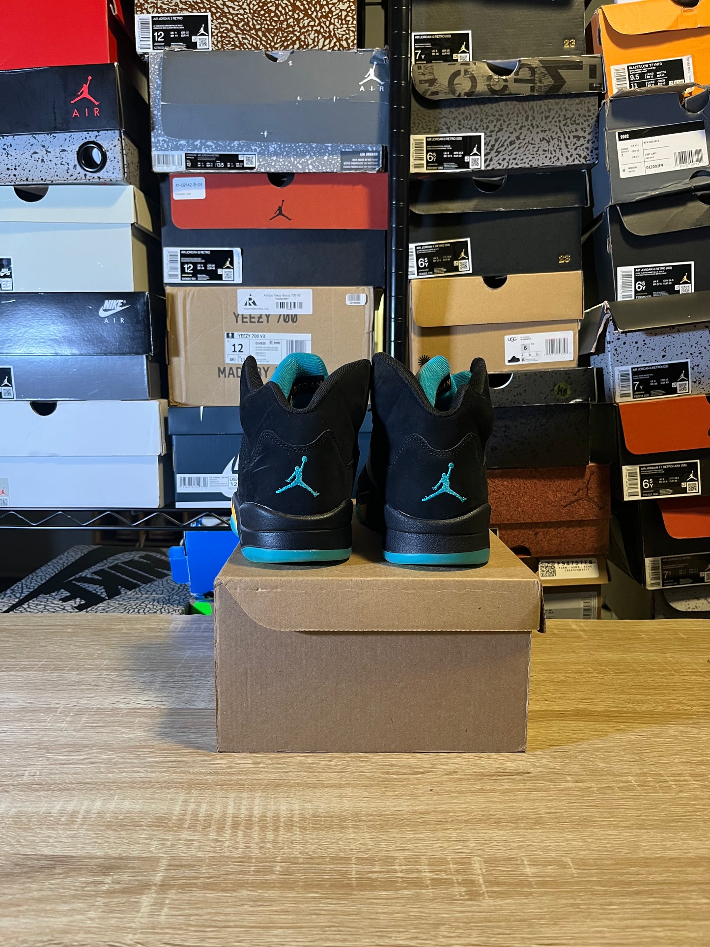 Size 9.5 – AJ 5 Aqua