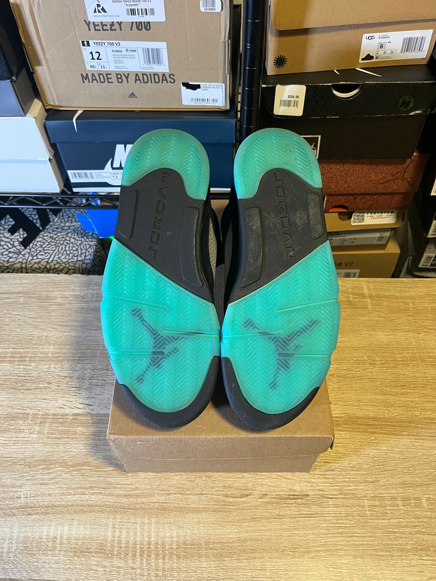 Size 9.5 – AJ 5 Aqua