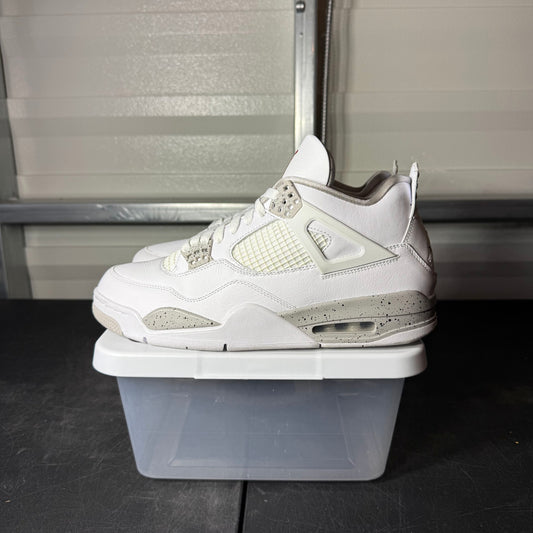 Size 10.5 - AJ 4 White Oreo